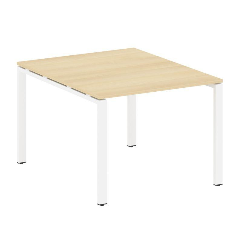 Metal System Переговорный стол (1 столешница) на П-образном м/к БП.ПРГ-1.1 Акация Лорка/Металл Белый Metal System Переговорный стол (1 столешница) на П-образном м/к БП.ПРГ-1.1 Акация Лорка/Металл Белый