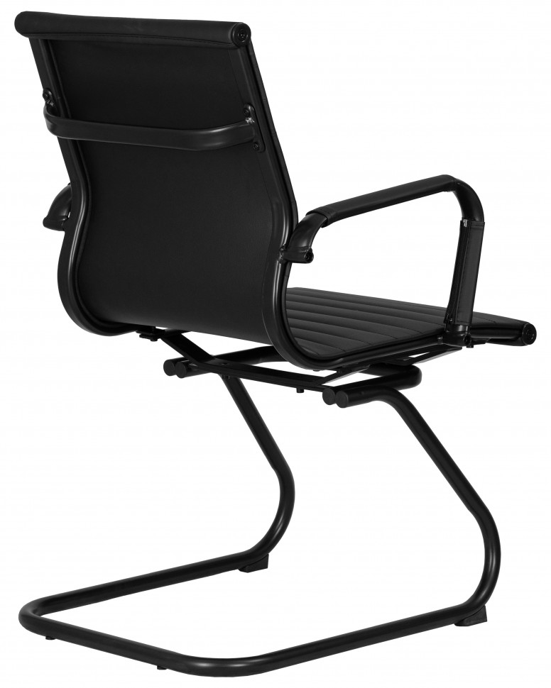 Офисное кресло для посетителей DOBRIN CODY BLACK, чёрный