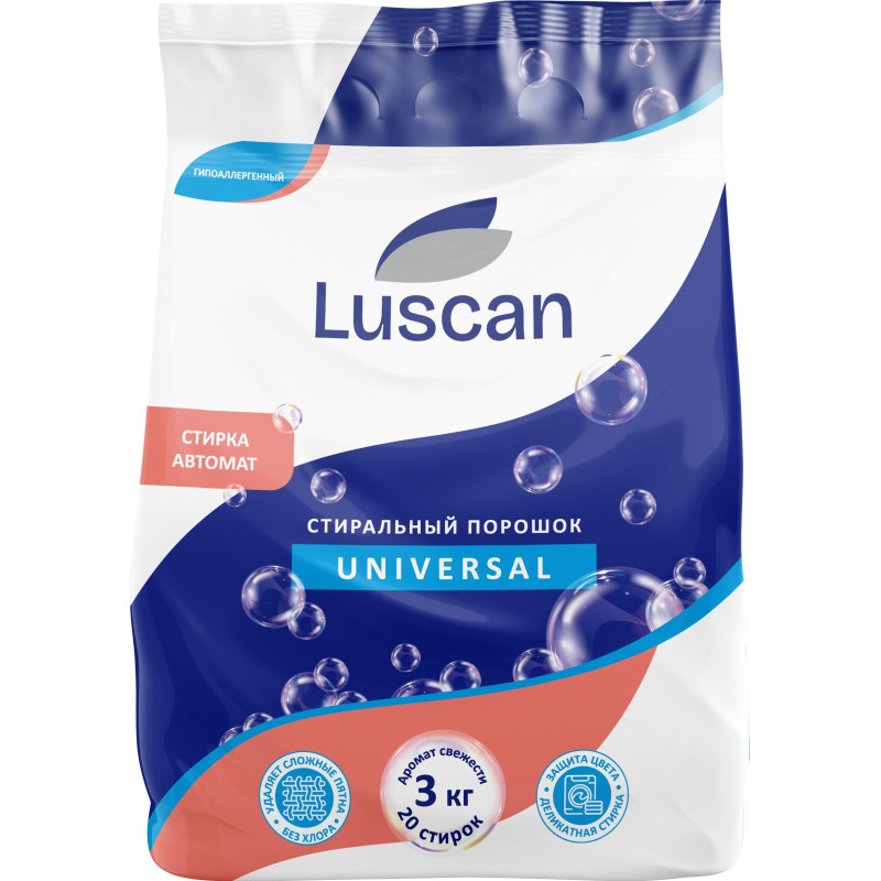 Порошок стиральный Luscan автомат универсал 3000г