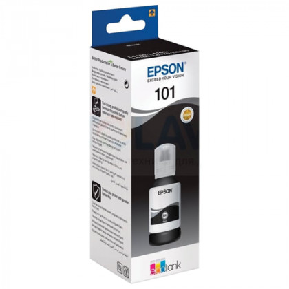 Чернила EPSON 101 (T03V14) для СНПЧ L4150/ L4160/ L6160/ L6170/ L6190, черные, ОРИГИНАЛЬНЫЕ, C13T03V14A