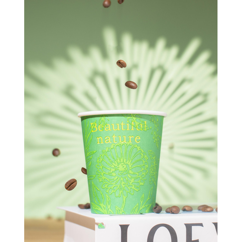 Стакан одноразовый бум 1 сл. 250 мл d-80мм ЭКО 50шт/уп