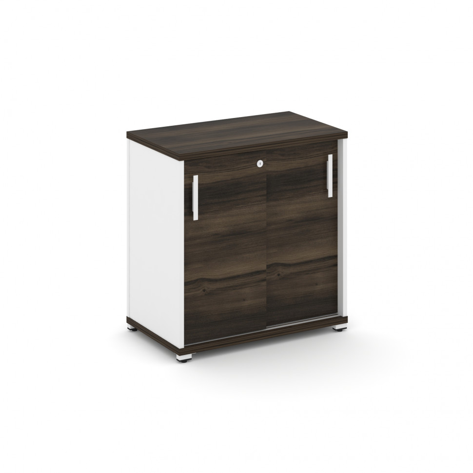 Concept Шкаф-купе опорный/приставной CN.SOPK-001 W Дуб Мали/Белый Бриллиант/Металл Белый 720*420*750