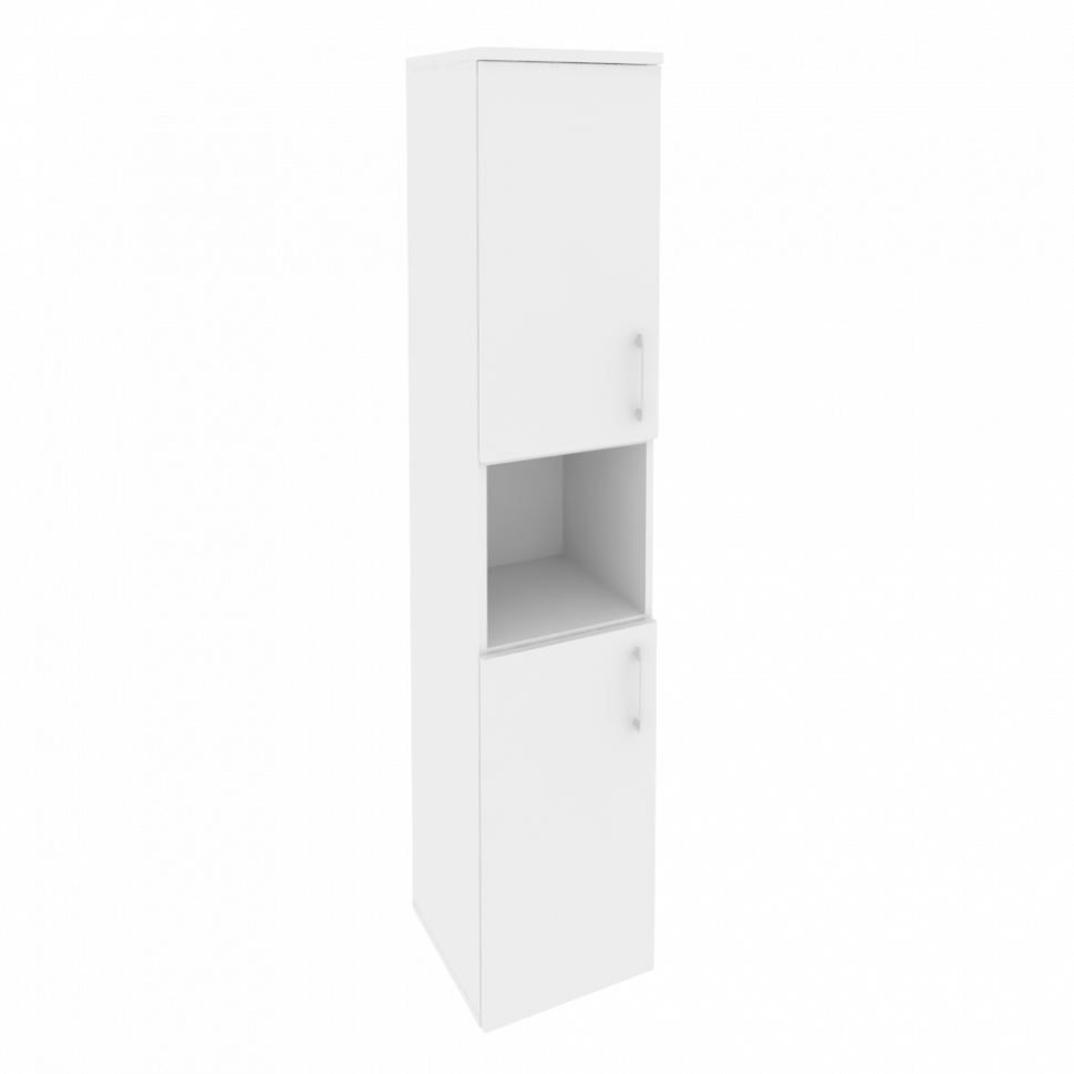 Onix Шкаф высокий узкий левый O.SU-1.5 (L) Белый Бриллиант 400*420*1977 Onix Шкаф высокий узкий левый O.SU-1.5 (L) Белый Бриллиант 400*420*1977