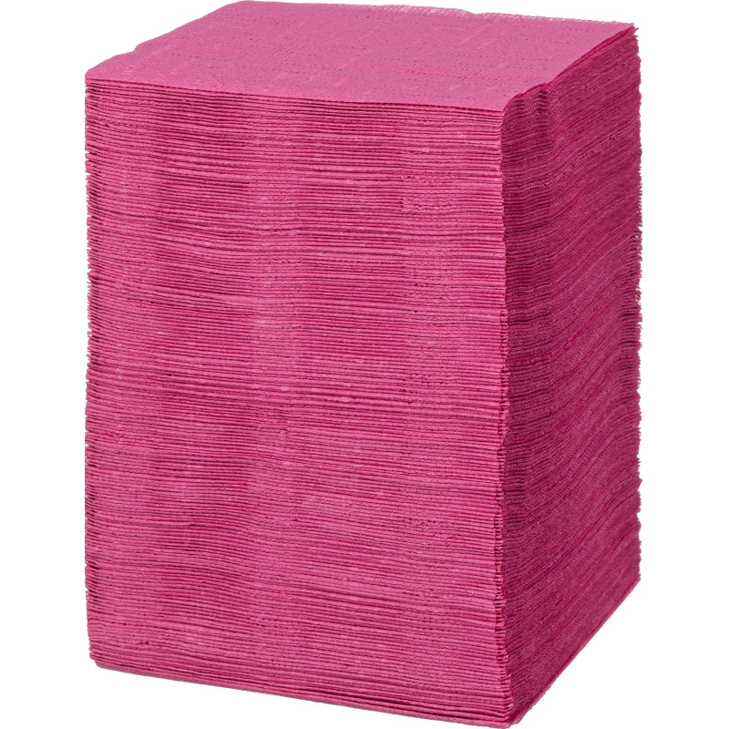 Салфетки бумажные Luscan Profi Pack 1сл24х24 бордовый400шт/уп