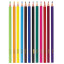 Карандаши цветные ПИФАГОР "ЛЕСНЫЕ ЖИТЕЛИ", 12 цветов, пластиковые, классические, заточенные, 181334