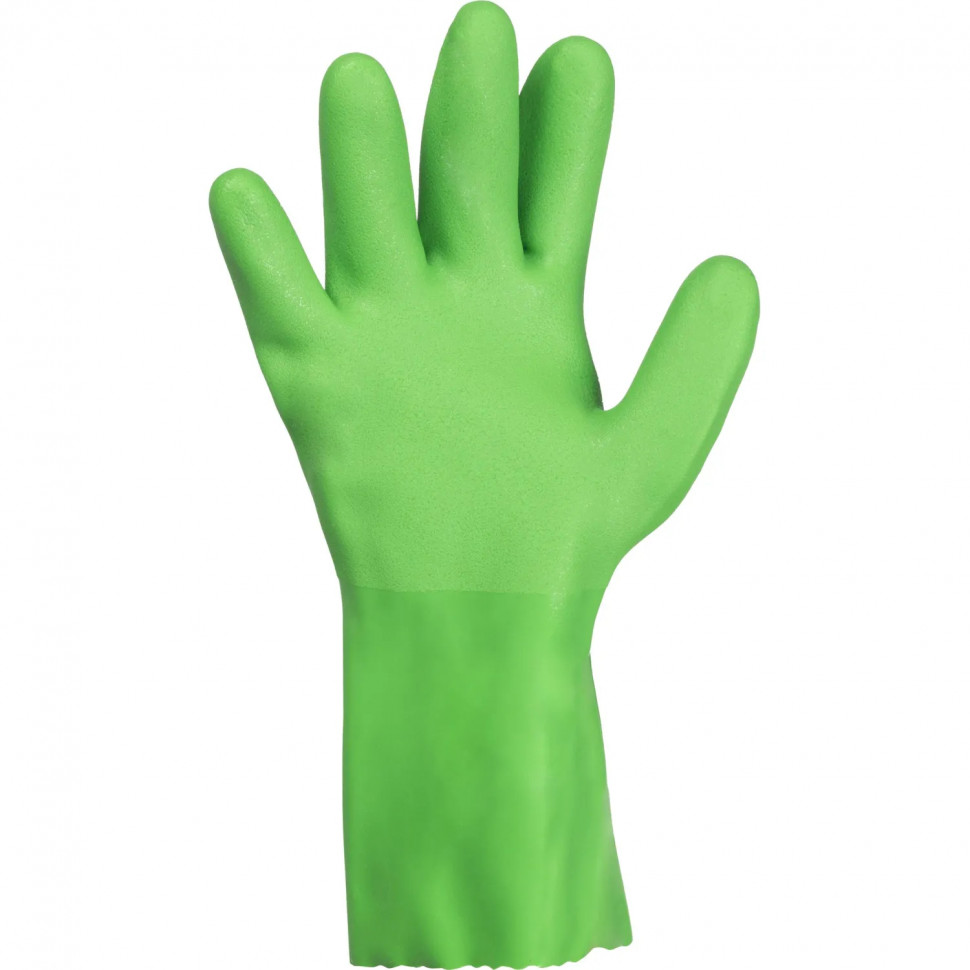 Перчатки TOPFORT КЩС МБС хлопк. с ПВХ покр. Профхим ПВХ р. 11