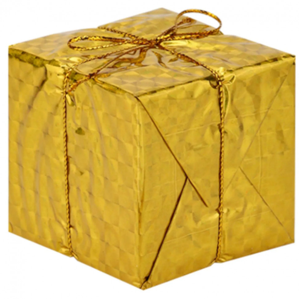 Набор игрушек золотых новогодних, 6 см Снеговик, 12 шт. НУ-4408