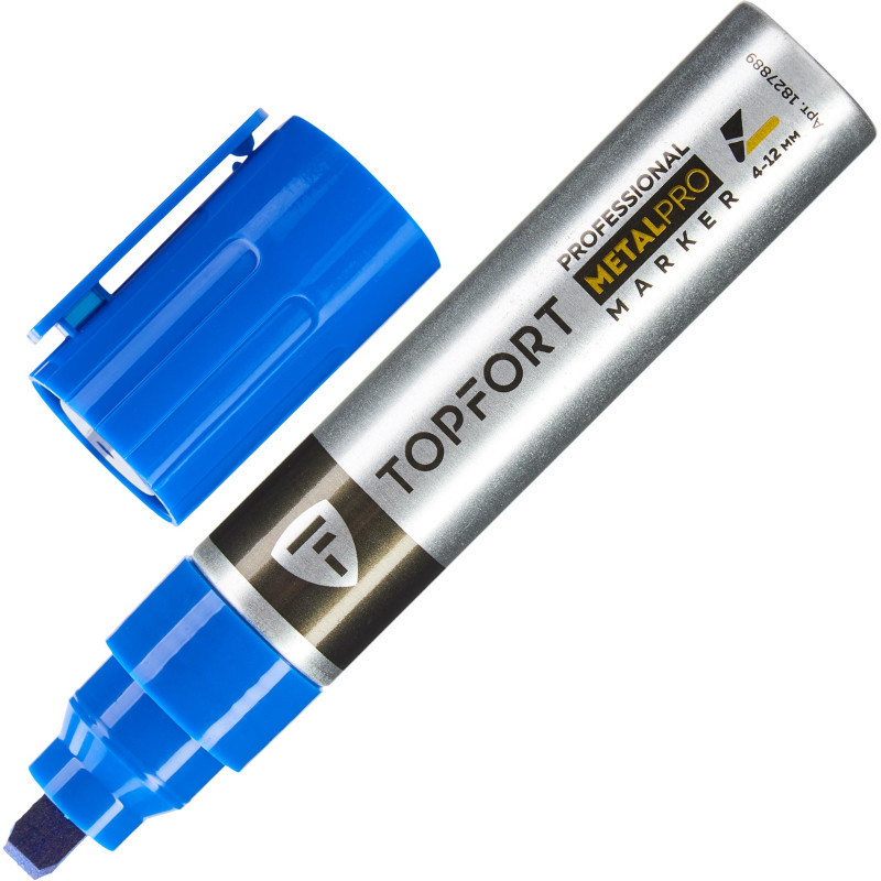 Маркер для металла TOPFORT MetalPro 4-12 мм синий