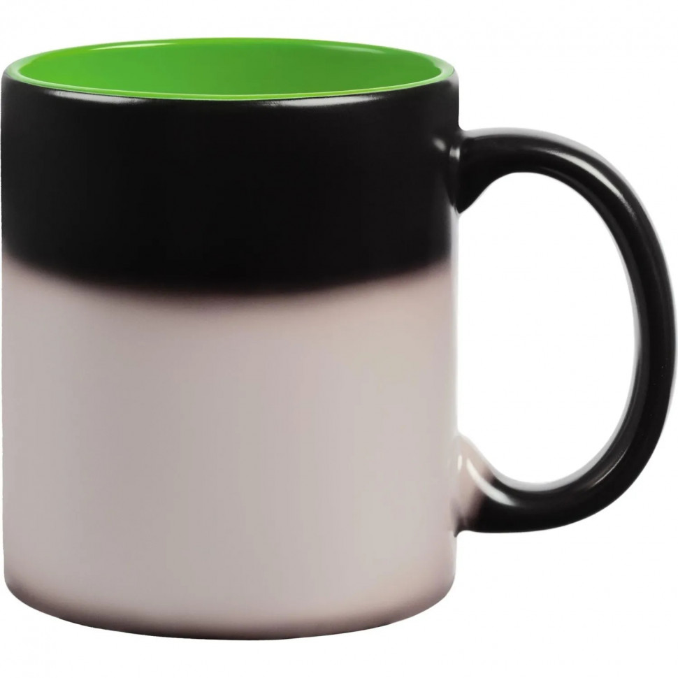 Кружка хамелеон On Display, матовая, зелено-черная арт.10869.90