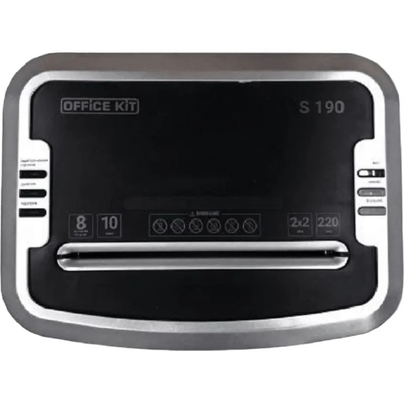 Шредер (уничтожитель) Office Kit S190 2x2, P-6ур.секр., 6лист, 20л