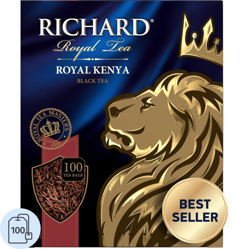 Чай Richard Royal Kenya черный, 100 пак