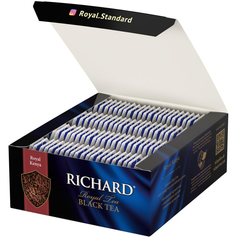 Чай Richard Royal Kenya черный, 100 пак