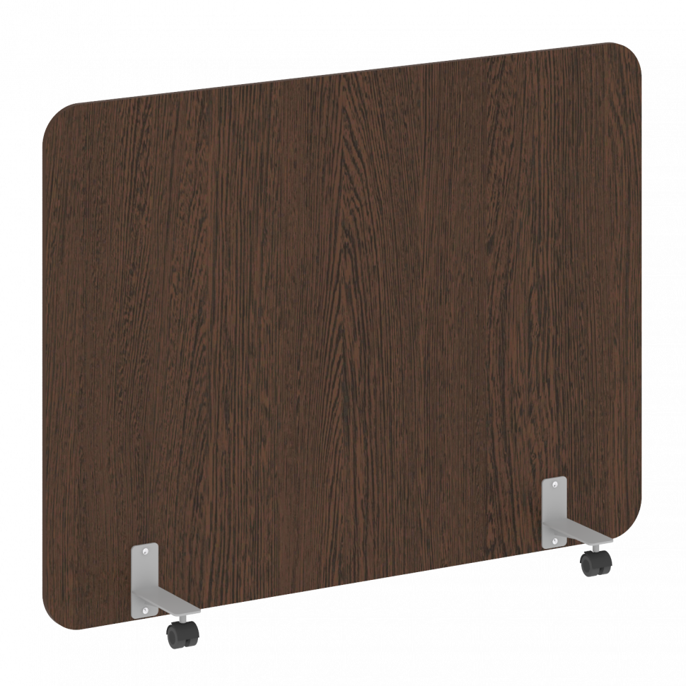 R-line Перегородка на металлических опорах, на роликах DP.R-160-120 Венге Цаво/Металл Серый 1600*18*