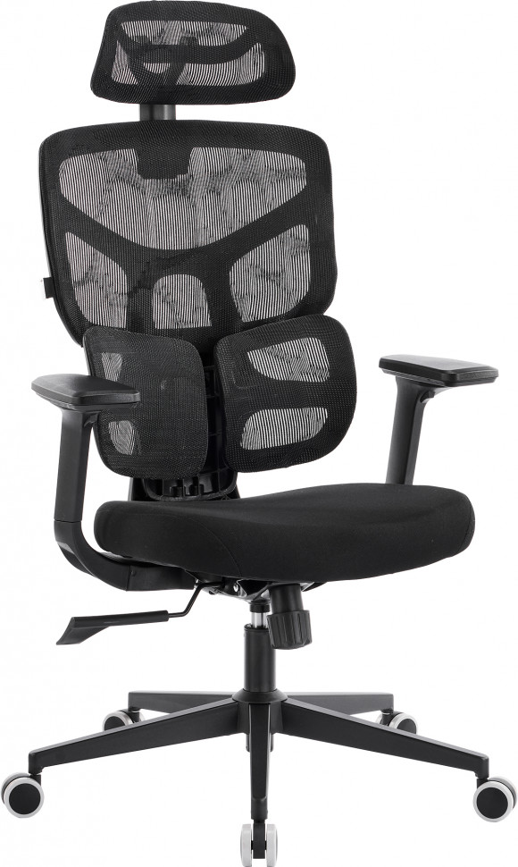 Эргономичное кресло Everprof Omega Black (Омега Блэк) Сетка Черный