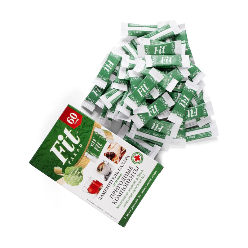 Сахарозаменитель Fit Parad № 7,саше Омаг, 60г