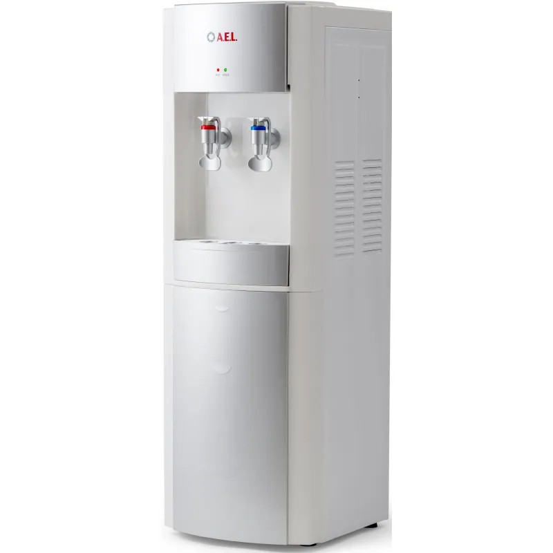 Кулер для воды AEL LD-AEL-28 white/silver напольный электронное охлаждение