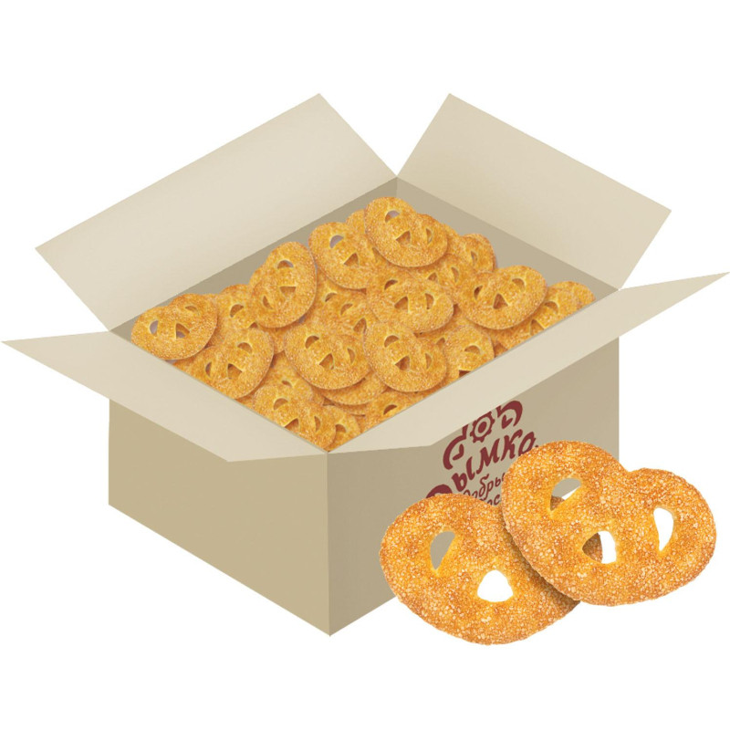 Печенье Дымка Крендель сливочный, 3,5кг/уп