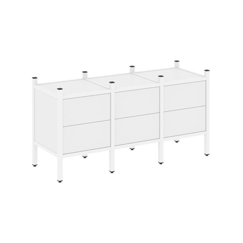 Loft Прямой стеллаж VR.L-06 Белый Бриллиант/Металл Белый 1278*446*636 Loft Прямой стеллаж VR.L-06 Белый Бриллиант/Металл Белый 1278*446*636