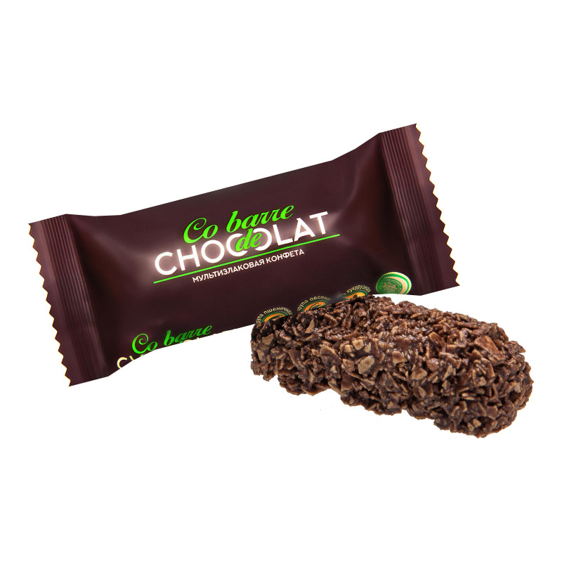 Конфеты Co barre de CHOCOLAT мультиз. с темной кондитерской глаз., 500г