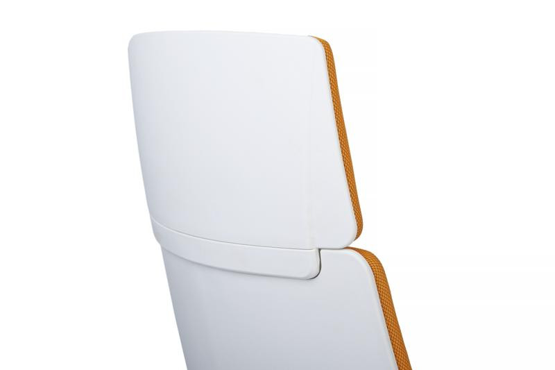 Кресло Iq Rv RCH 8989 Белый пластик/Оранжевый