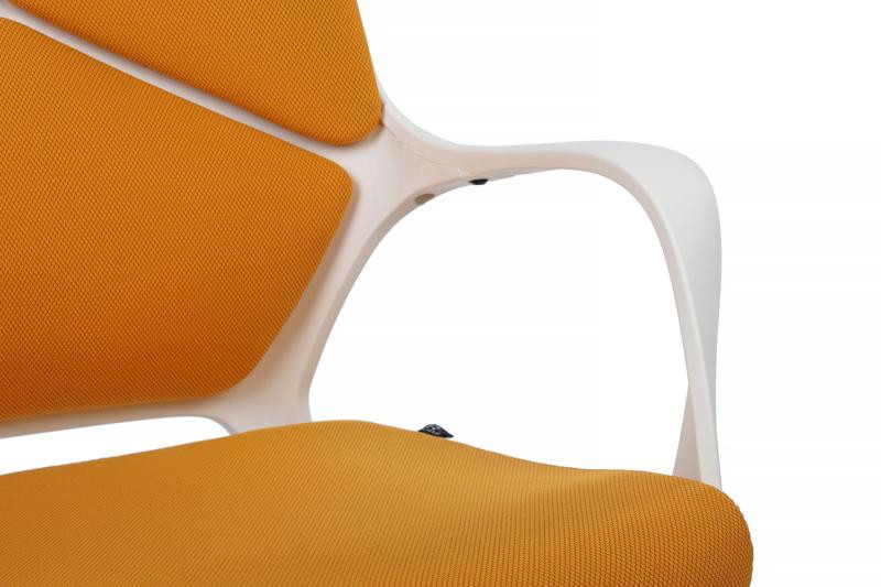 Кресло Iq Rv RCH 8989 Белый пластик/Оранжевый