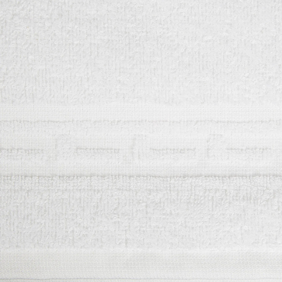 Набор полотенец махровых Luscan/бордюр 380г/м2, 30х30 белый, 10 шт/уп