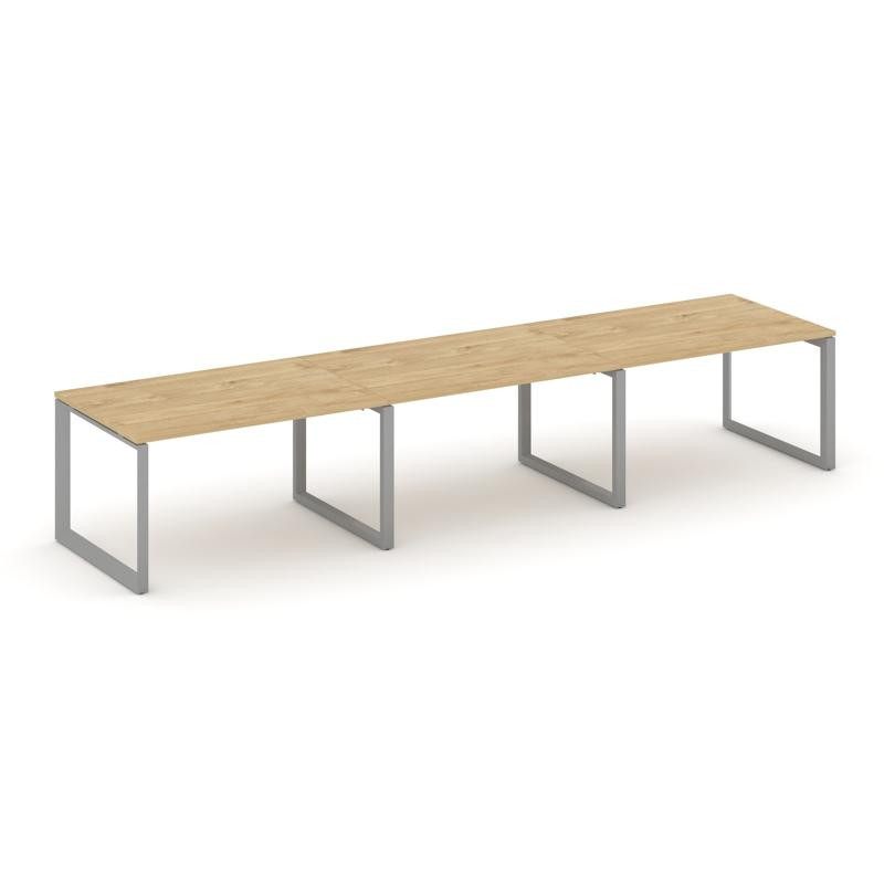 Style Project Стол переговорный SN-59O.SPRG-024.3 Тиквуд Светлый/Металл Серый 4740*980*750