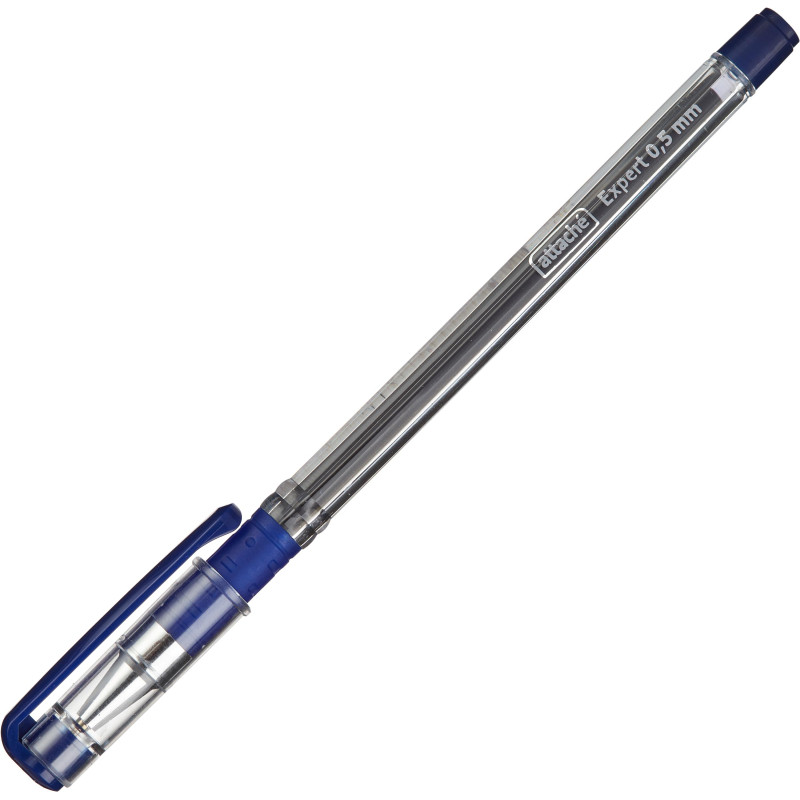 Ручка шариковая неавтомат. Attache Expert с манжет, маслян,син.стерж