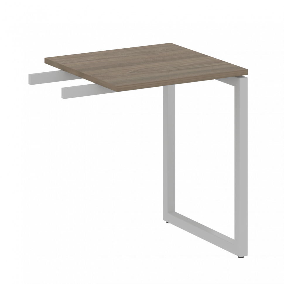 Metal System Quattro Приставной элемент на О-образном м/к 40БО.ПР-1 Вяз Благородный/Металл Серый 600 Metal System Quattro Приставной элемент на О-образном м/к 40БО.ПР-1 Вяз Благородный/Металл Серый 600