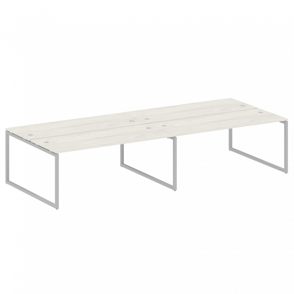 Metal System Quattro Рабочая станция на 4 места на О-образном м/к 40БО.СМ-4.5 Дуб Наварра/Металл Сер Metal System Quattro Рабочая станция на 4 места на О-образном м/к 40БО.СМ-4.5 Дуб Наварра/Металл Сер