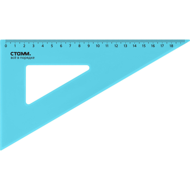 Треугольник 18 см угол 30 градусов Neon Cristal цвет ассорти ТК-47 Треугольник 18 см угол 30 градусов Neon Cristal цвет ассорти ТК-47