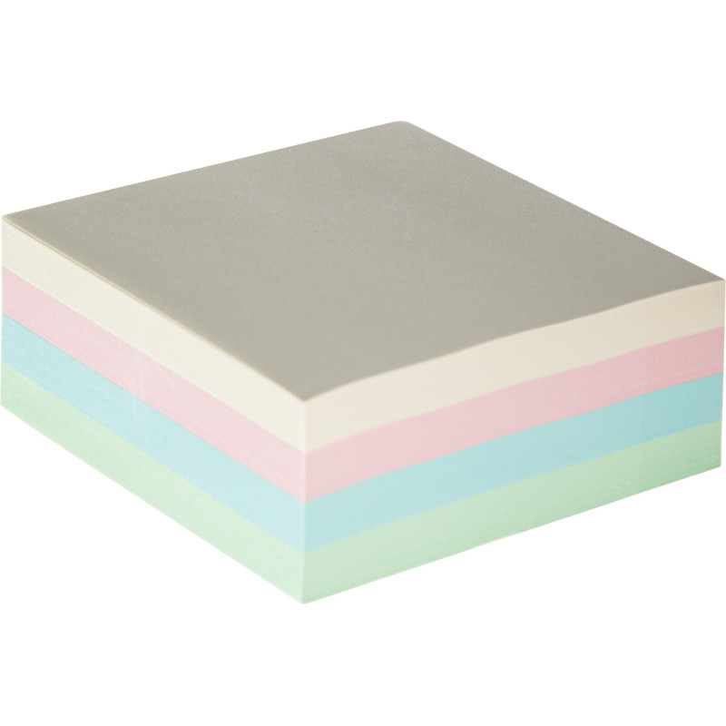 Стикеры Attache куб 76х76, пастель 4 цвета 400 л