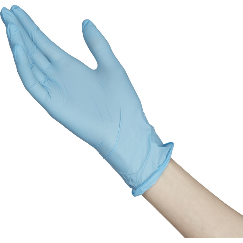 Перчатки нитрил., н/с, н/о, 3,5гр./шт,глб/глб уп.FOXY-GLOVES (S)50 пар/уп