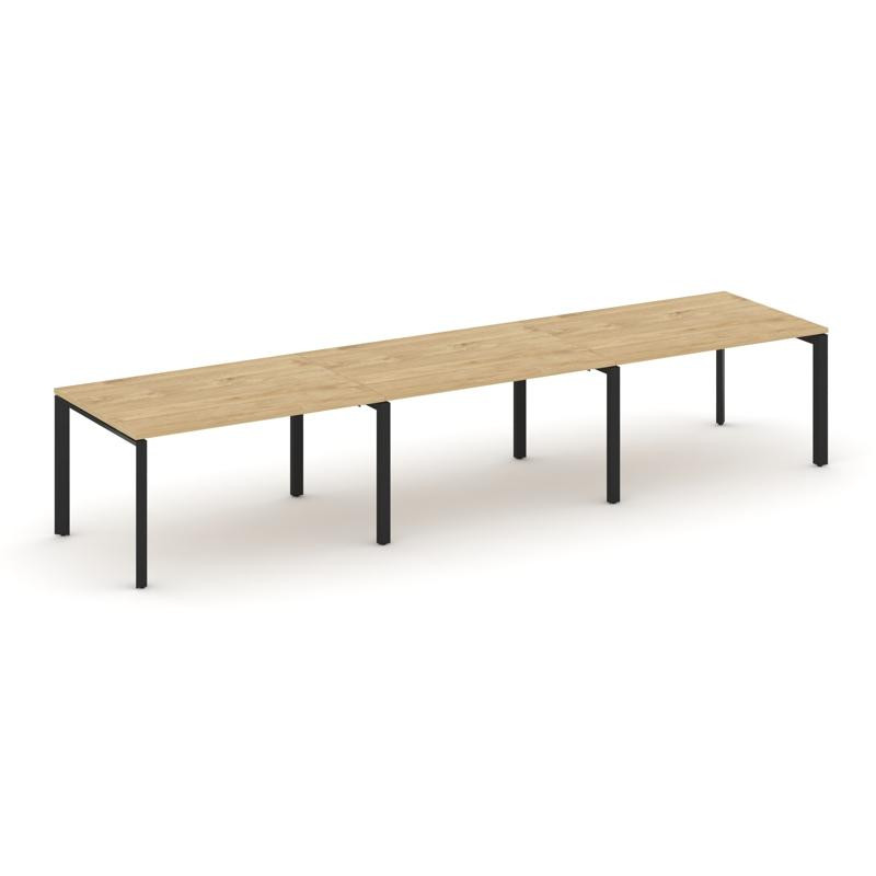 Style Project Стол переговорный SN-59P.SPRG-023.3 Тиквуд Светлый/Металл Черный 4140*980*750