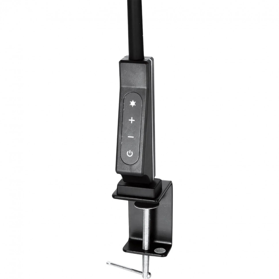 Светильник Camelion KD-837  C02, черный, LED, 7W, 230В, сенс.рег.,USB 13885