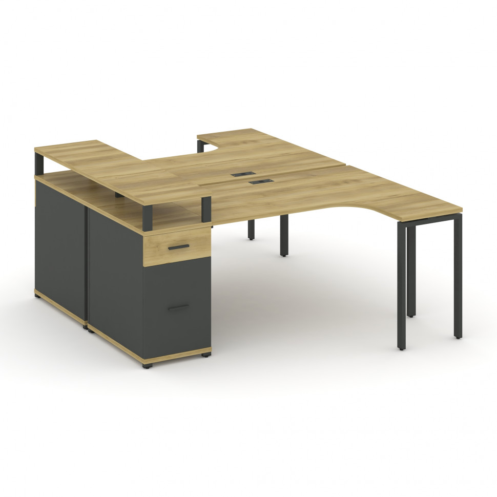 Concept Рабочая станция CN.DSA-408 A Дуб Винченцо/Антрацит/Металл Антрацит 2000*1180*917 Concept Рабочая станция CN.DSA-408 A Дуб Винченцо/Антрацит/Металл Антрацит 2000*1180*917