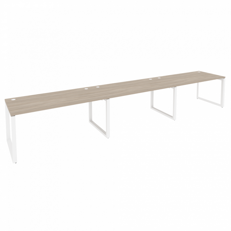 Onix Рабочая станция на О-образном м/к O.MO-RS-3.4.8 Дуб Аттик/Металл Белый 4740*800*750 Onix Рабочая станция на О-образном м/к O.MO-RS-3.4.8 Дуб Аттик/Металл Белый 4740*800*750