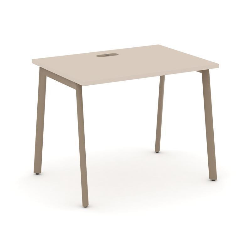 Estetica Стол рабочий ES.SP-1-LP Капучино/Металл Латте 980*730*750