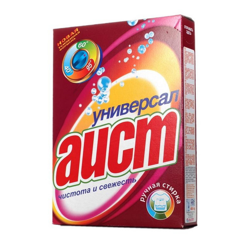 Порошок стиральный АИСТ Универсал 400г