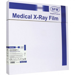 Рентгеновская пленка синечувствительная, SFM X-Ray BF, КОМПЛЕКТ 100 л., 35х35 см, 629042