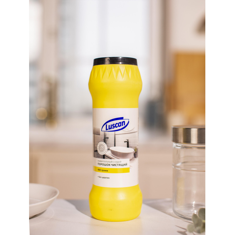 Универсальное чистящее средство Luscan с содой порошок 400 г