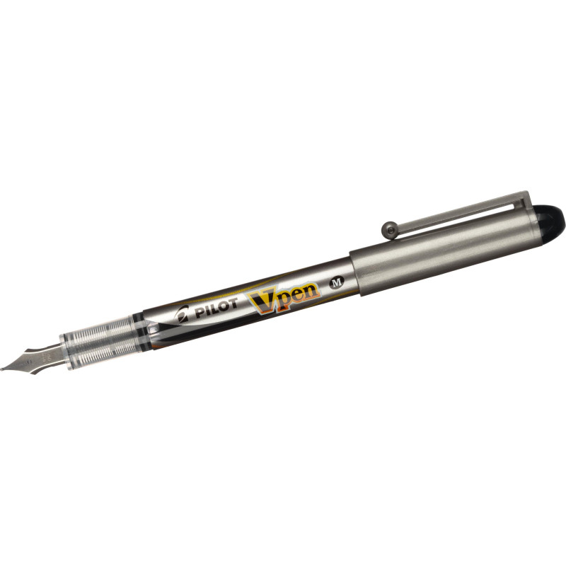 Ручка перьевая PILOT одноразовая SVP-4M V-Pen, черные чернила, 0,4мм