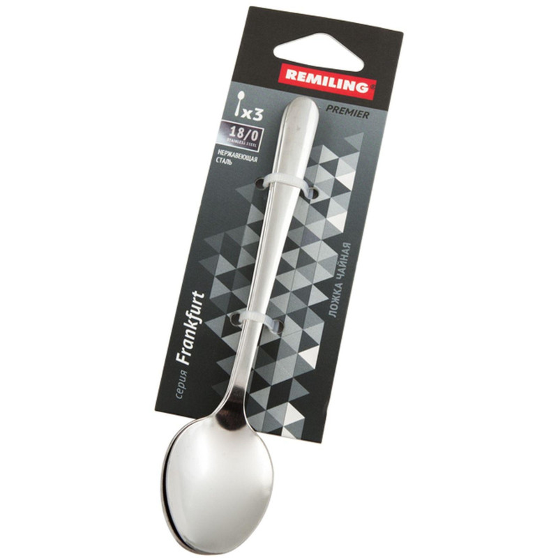 Ложка чайная Remiling 14,7см нерж. сталь 3шт/уп (63571)