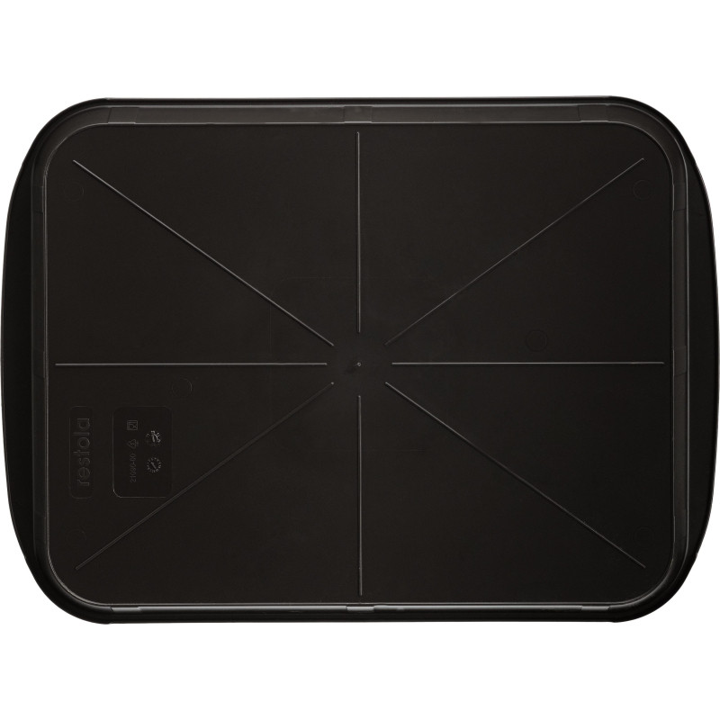 Поднос 365х270 мм коричневый , Restola, ПП 422109014