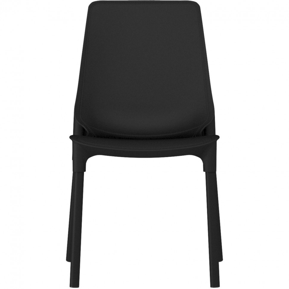 Стул для столовых EL_SHT-S75 пластик черный/черный муар 1882