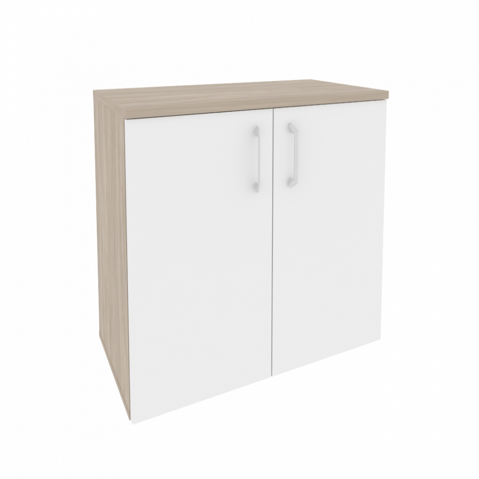 Onix Шкаф низкий широкий O.ST-3.1 Дуб Аттик/Белый Бриллиант 800*420*823