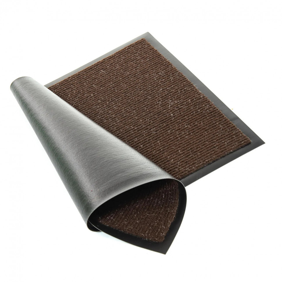 Коврик входной влаговпитывающий КОМФОРТ 60х90 см коричневый