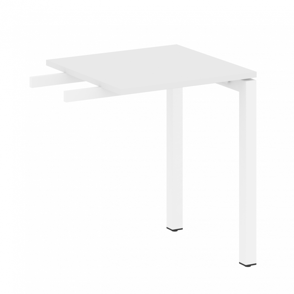 Metal System Quattro Приставной элемент на П-образном м/к 50БП.ПР-1 Белый/Металл Белый 600*600*750 Metal System Quattro Приставной элемент на П-образном м/к 50БП.ПР-1 Белый/Металл Белый 600*600*750