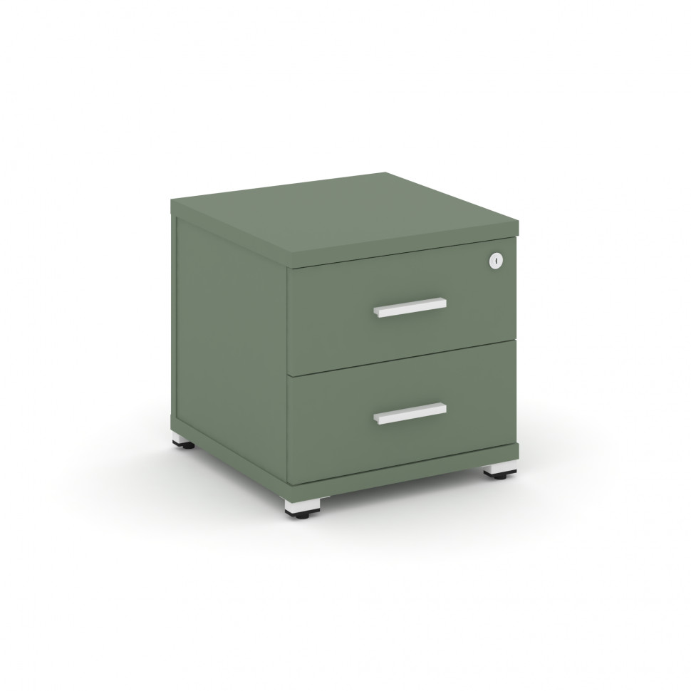 Concept Тумба приставная 2 ящ. CN.TUP-001 W Кобо/Металл Белый 420*420*416 Concept Тумба приставная 2 ящ. CN.TUP-001 W Кобо/Металл Белый 420*420*416