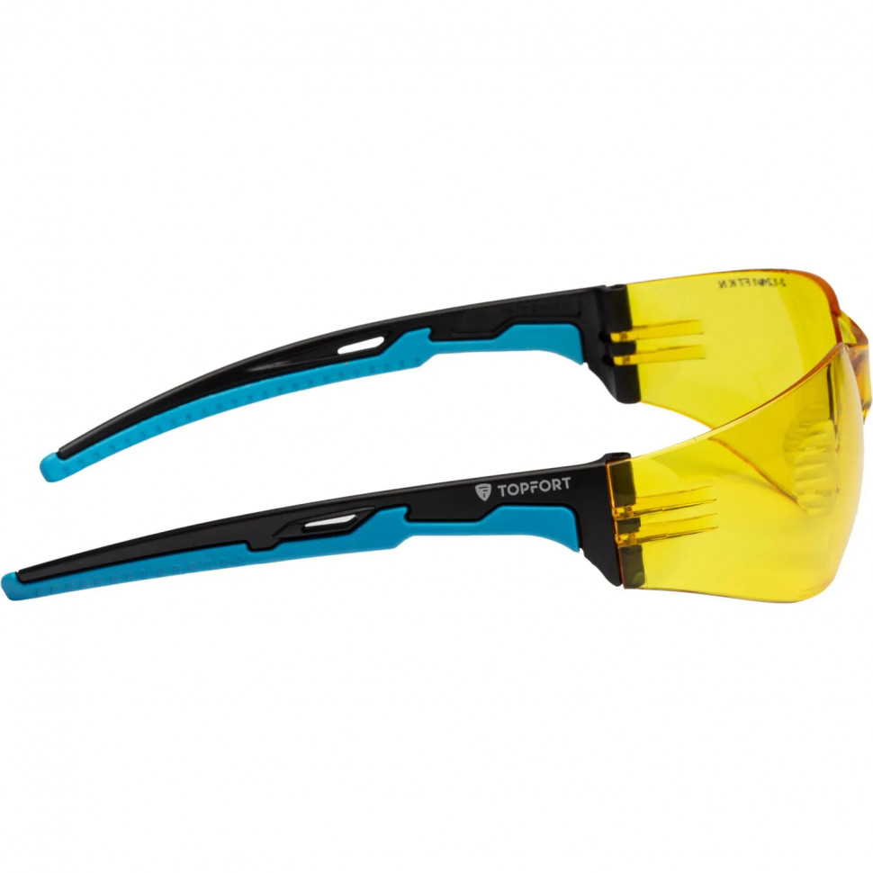 Очки защитные открытые TOPFORT СТАНДАРТ 502 KN желтые